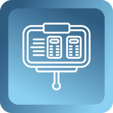 Bilgisayar. Web simgesi basit illüstrasyon