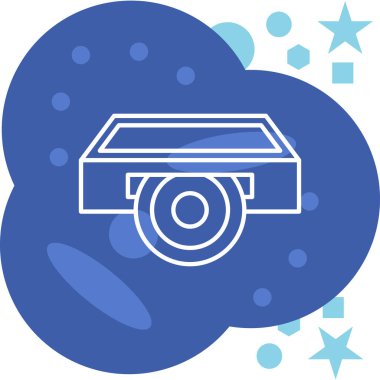 Modern b 'nin vektör illüstrasyonu bulut simgesinden yoksun