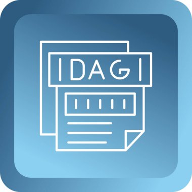 dosya biçimi simgesi, vektör illüstrasyonu