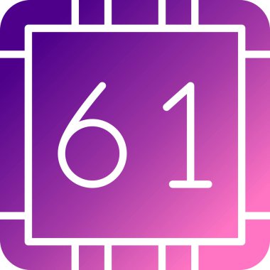 Modern bir simgenin vektör illüstrasyonu