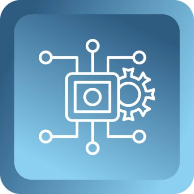 Modern simgenin vektör illüstrasyonu