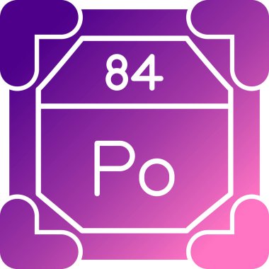 Kimyasal elementin kimyasal elementi. 3 numaranın düz biçimi.