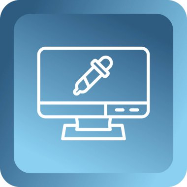 Web satırı simgesi. Dizüstü bilgisayar