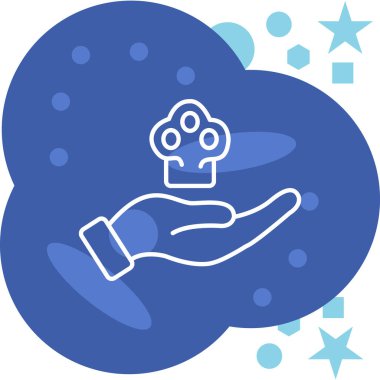 bir fincan kahve ile el