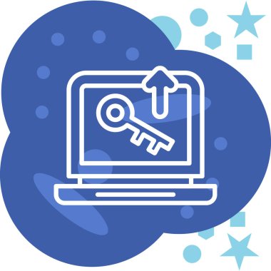 Ağ simgesi. Bulut depolama çizelgesi