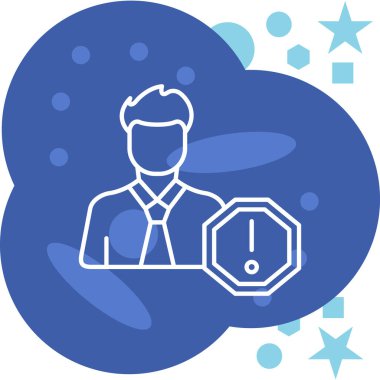 man simgesi vektör illüstrasyonu