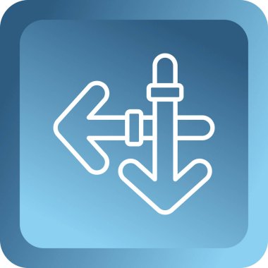 anchor web vektör simgesi