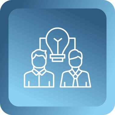 İş ve finans simgesinin vektör illüstrasyonu