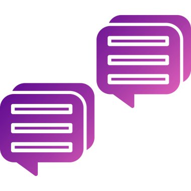 Konuşma baloncuklarının vektör çizimi