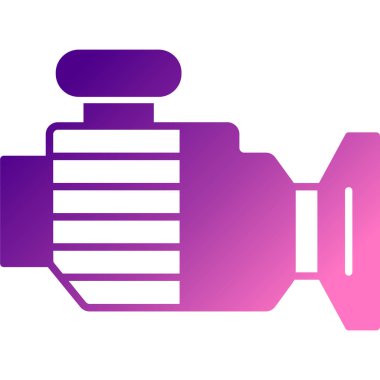 Modern oto tamir simgesinin vektör illüstrasyonu