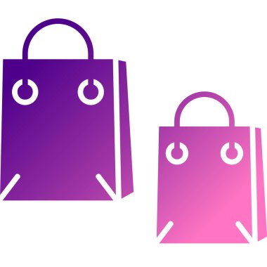 Alışveriş çantası vektör illüstrasyonu