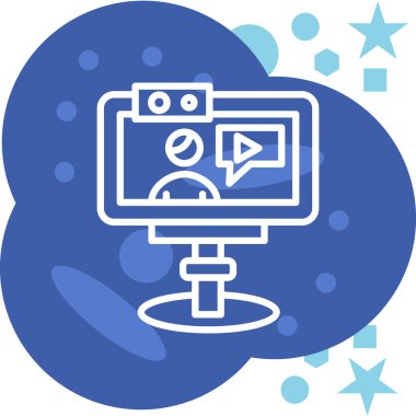 çevrimiçi web simgesi vektör illüstrasyonu