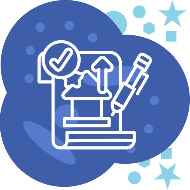 Modern eğitim ikonunun vektör illüstrasyonu