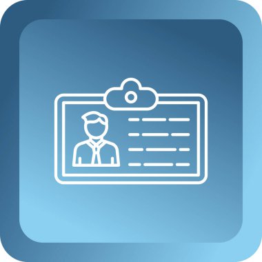 Belge simgesinin vektör illüstrasyonu