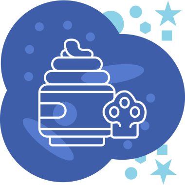 Gıda simgesinin vektör illüstrasyonu