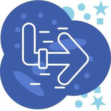 Bir bulut simgesinin vektör illüstrasyonu