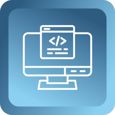 Ekran simgesini izle. Basit resimleme