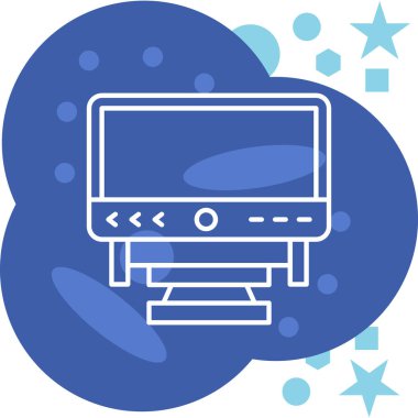 bilgisayar simgesi vektör illüstrasyonu