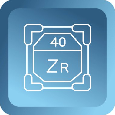 Modern dijital biçimin vektör simgesi.