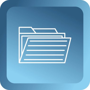 Dosyanın vektör illüstrasyonu