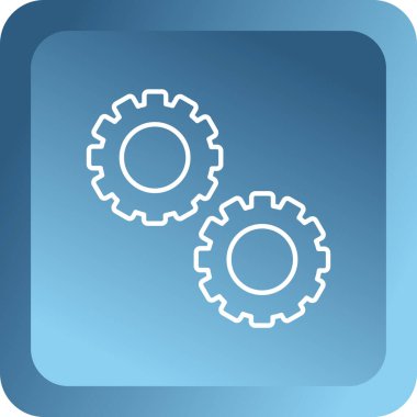 vites ve vites simgelerinin vektör çizimi