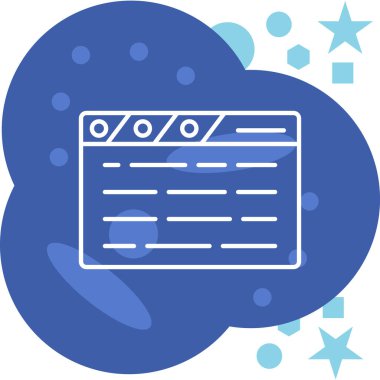 seo modern simgesinin vektör illüstrasyonu