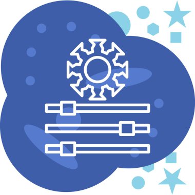 Bulut simgesinin vektör illüstrasyonu