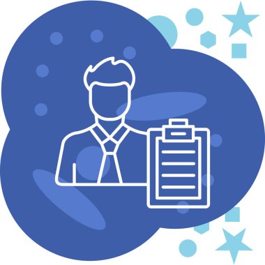 iş simgesi vektör illüstrasyonu