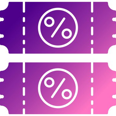 İndirim simgesi beyaz arkaplanda izole edildi