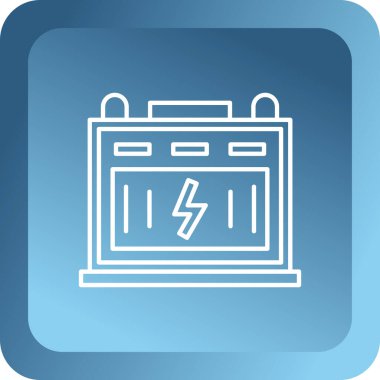 Gri arkaplanda gri takvim simgesi izole edildi. olay hatırlatıcı simgesi. Mavi kare düğme. vektör.