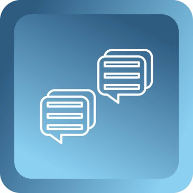 Konuşma baloncuklarının vektör çizimi