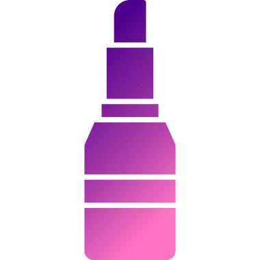 Güzellik ve moda simgelerinin vektör çizimi