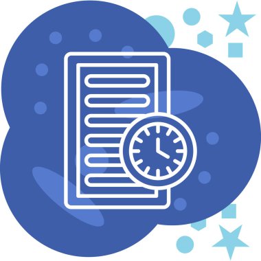 Takvim simgesinin vektör illüstrasyonu