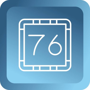 77 simge, vektör illüstrasyonu