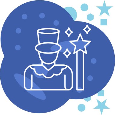 Vektör illüstrasyonu, simge ögesi arkaplanı