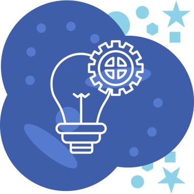 ampul simgesi vektör illüstrasyonu