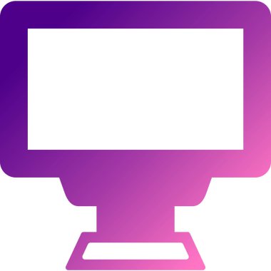 bilgisayar görüntüleme simgesi. vektör illüstrasyonu