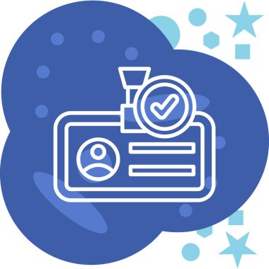 Veri analiz simgesi, vektör illüstrasyonu