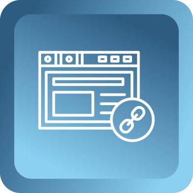 tarayıcı simgesi vektör illüstrasyonu