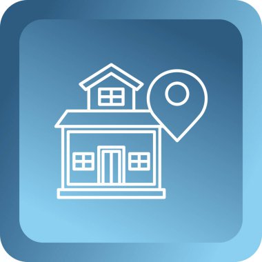 Ev ikonu. düz dizayn biçimi 10