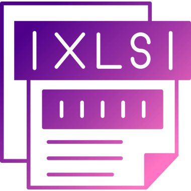 dosya biçimi simgesi, vektör illüstrasyonu