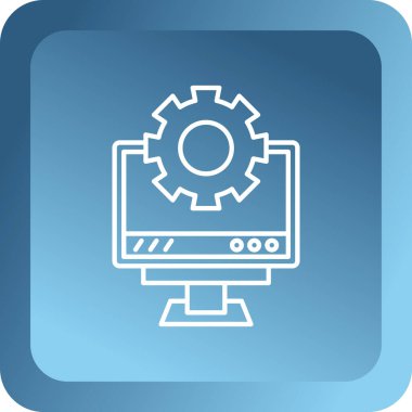 seo modern simgesinin vektör illüstrasyonu