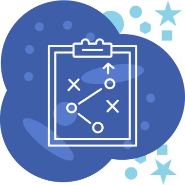 Modern bir simgenin vektör illüstrasyonu