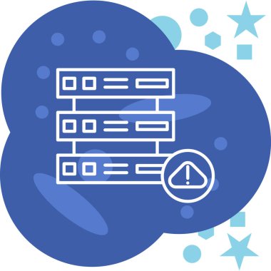 Bulut hesaplama simgesi dolduruluyor - ana hatlar biçimi