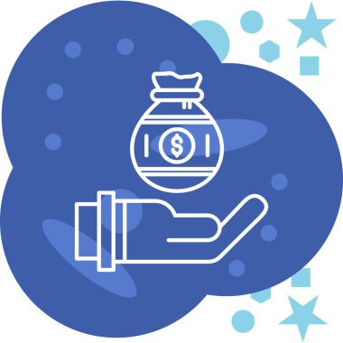 Mumlu bir parfüm şişesinin vektör çizimi