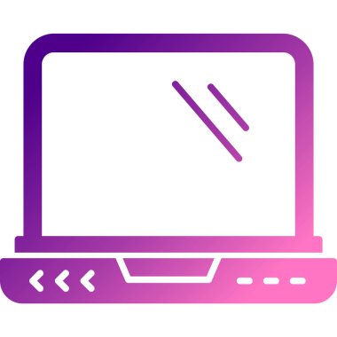 Bilgisayar. Web simgesi basit illüstrasyon