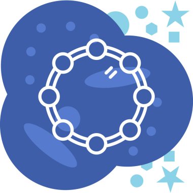 Ay ışığı. Web simgesi basit tasarım