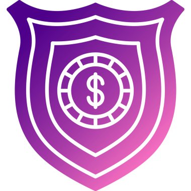 Dolar. Web simgesi basit illüstrasyon