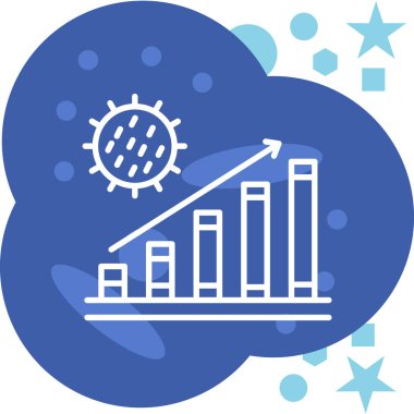 Modern bir iş simgesinin vektör illüstrasyonu