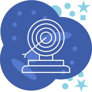 Modern simgenin vektör illüstrasyonu